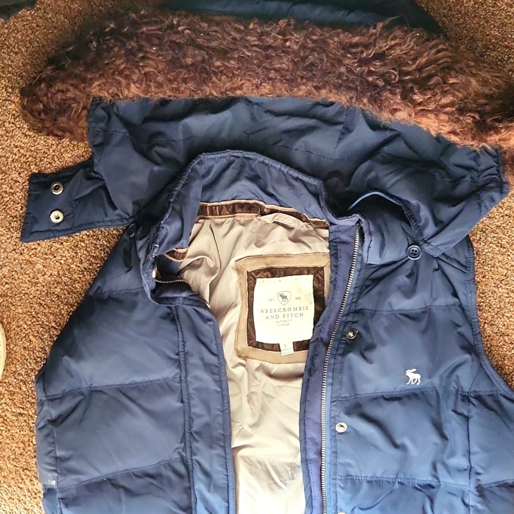 Abercrombie & Fitch vest women's sz LG